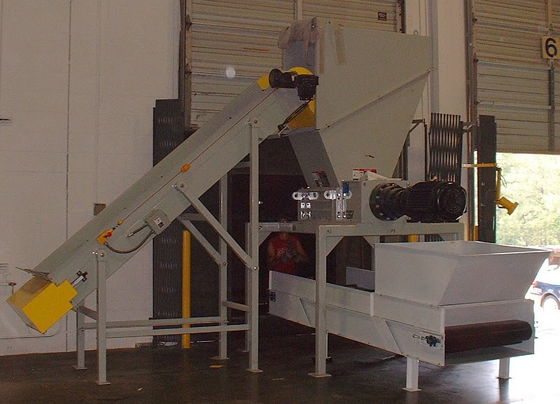 Document Shredder and Compactor Combo